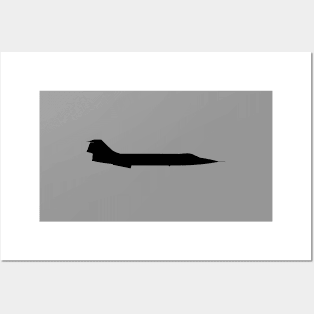 Lockheed F-104 Starfighter - Century Series Supersonic Fighter Jet Wall Art by Vidision Avgeek